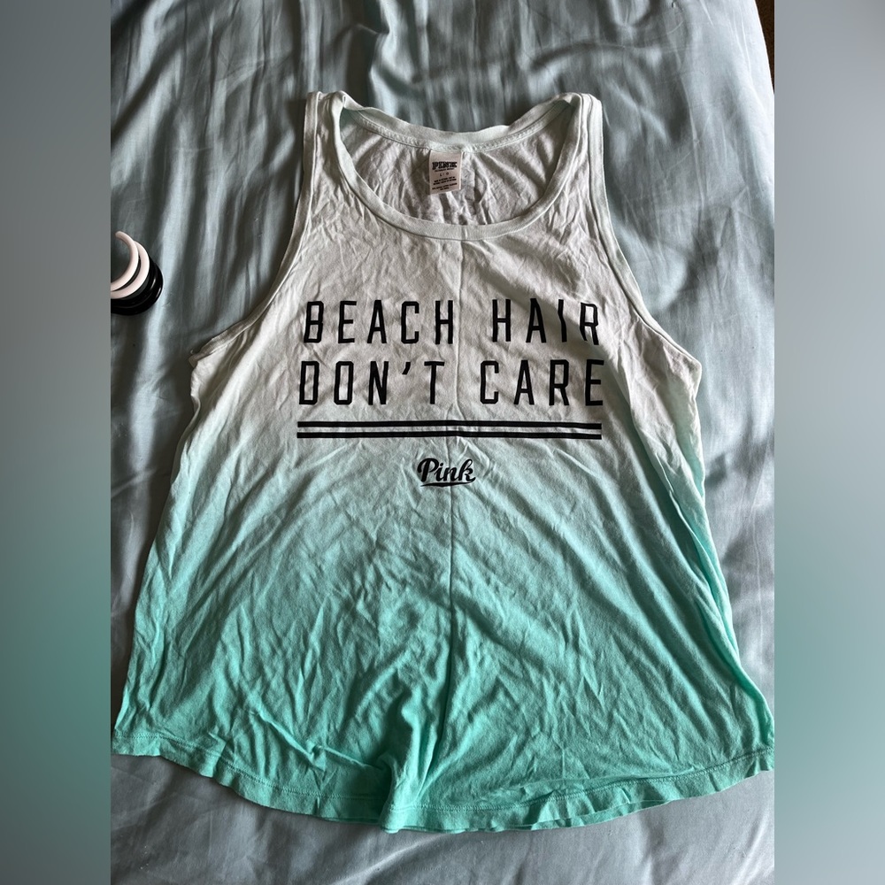 PINK ombré tank top